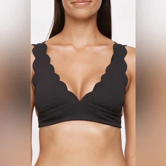 NWOT Marysia Swim Wide Santa Clara Bikini Top - Picture 6 of 9